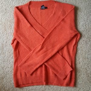NY&Co Knit V Neck Long Sleeve Sweater - XL